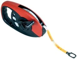 TRIPLE DECAMETRE PRO RUBAN FIBRE BOITIER BI-MATIERE