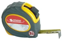 MESURES BI-MAT CLASSIQUES TRIPLE METRE BOITIER JAUNE BI-MATIERE 19mm