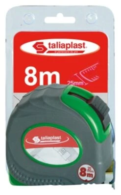 MESURES BI-MAT CLASSIQUES OCTUPLE METRE CORPS VERT BI-MATIERE 25mm (BLISTER)
