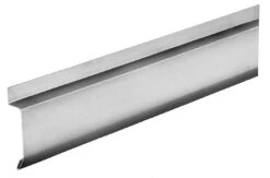 BANDE DE SOLIN A BISEAU ZINC NATUREL L 2000 Mm L 100 Mm- Ep 0,65 Mm