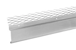 BANDE DE SOLIN A BISEAU GRILLAGE ZINC NATUREL L 2000 Mm L 100 Mm- Ep 0,65 Mm