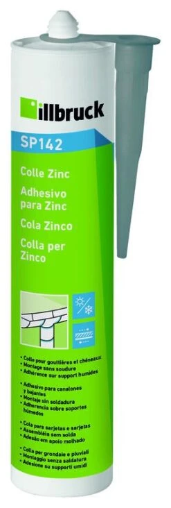 Colle Zinc Illbruck SP142 Gris 310ml