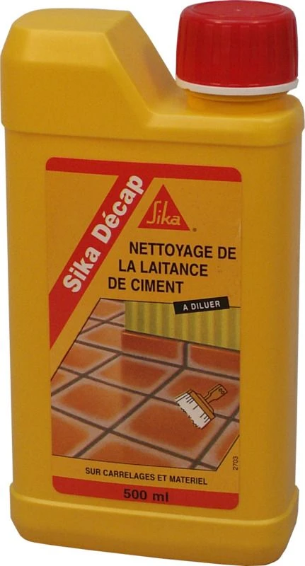 Decapant De La Laitance Du Ciment Sika Decap 0,5L 1 Decapant De La Laitance Du Ciment Sika Decap 0,5L