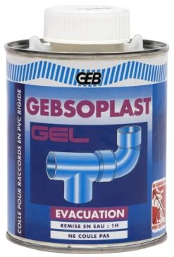 Colle Gel Pour PVC Rigide GEBSOPLAST GEL - Boite De 500ml
