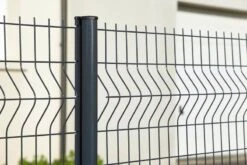 Grillage AXIS En Panneau Rigide Gris 7016 Maille 100X55 Mm - Haut. 1,7m X Long. 2,5m