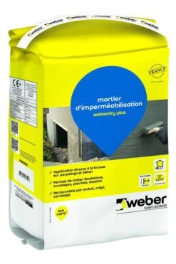Mortier D'impermeabilisation WEBERDRY PLUS Sac De 5kg