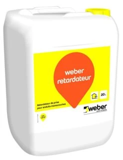 RETARDATEUR DE PRISE POUR ENDUITS MONOCOUCHES WEBER.RETARDATEUR 20L