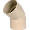 COUDE FEMELLE/FEMELLE 45° DIAMETRE 80 SABLE - CR44GTS