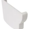 FOND GOUTTIERE GAUCHE POUR PROFILE GOUTTIERE OVATION 28 BLANC - UFG28B