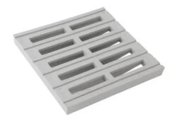 GRILLE DE SOL SANS CADRE 200 X 200 GRIS CLAIR - GR20