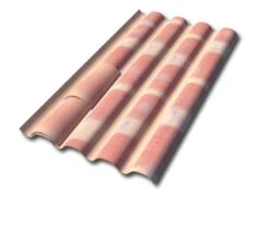 PLAQUE SOUTUILE 230 1100X964 Mm FLAMMEE TYPE STANDARD - FIBRE CIMENT ETERNIT