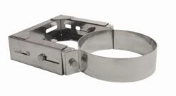 BRIDE MURALE REGLABLE 120 A 200 MM RENFORCEE DOUBLE PAROI Ø180