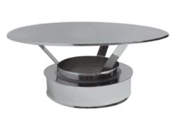 CHAPEAU + FINITION HAUTE DOUBLE PAROI Ø250