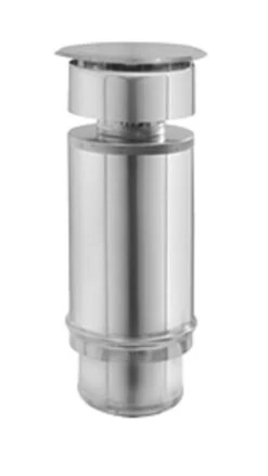 CHAPEAU TERMINAL VERTICAL APOLLO PELLETS Ø80/125