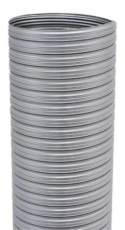 Tuyau Inox Non Isole Pour Appareil A Gaz Type B Ou C, Fioul Standard, Bois (buches Et Granules) Diam. 180 Mm - Long. A La Coupe