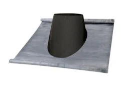 SOLIN PLOMB 25 A 45° NOIR APOLLO PELLETS Ø125