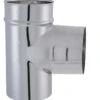 TE 90° TYRAL INOX 304 DOUBLE EMBOITEMENT Ø125