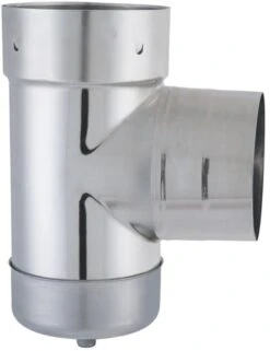 TE DE PURGE INOX 316 DOUBLE EMBOITEMENT Ø200/206