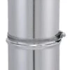 Tuyau Inox Non Isole Pour Appareil A Gaz Basse Temperature, Fioul, Bois Buches Ou Granules Pour Appareil De Type B Diam. 153 Mm - Long. 0,555 A 0,355m
