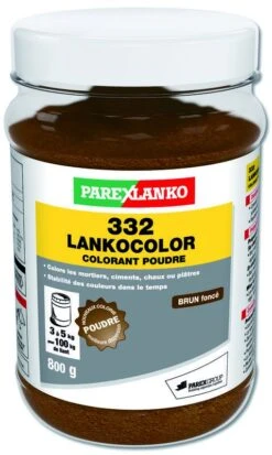COLORANT 332 LANKOCOLOR BRUN FONCE 800G