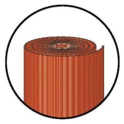 Rouleau De Plomb Plisse Naturel 5/10eme Larg. 330mm Et Lg. 5m