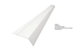 Larmier PVC Blanc - Long. 200 Cm X Larg. 20 Cm