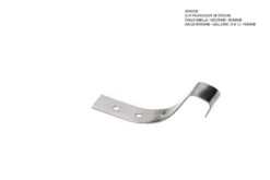 CLIP DE FIXATION E POUR EGOUT DE TOITURE (SACHET DE 200)