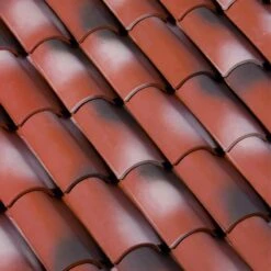 Tuile Galleane 12 Terre Cuite Silvacane Xahara - Long. 47,3 Cm X Larg. 28,5 Cm