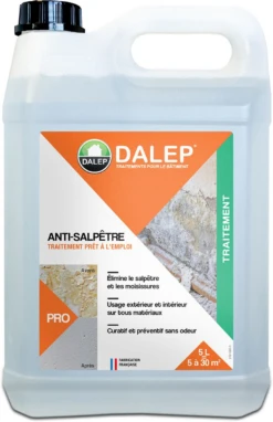 Traitement Pret A L'Emploi ANTI-SALPETRE - Bidon 5 L