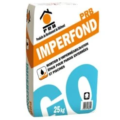 Mortier D'Impermeabilisation Epais Pour Parois Enterrees - IMPERFOND GRIS - 25 KG