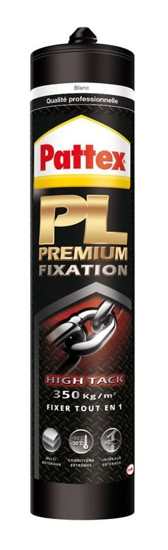 Colle De Fixation PATTEX PL Premium High Tack - Cartouche De 460g