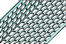 Profile De Ventilation En L, Perforation Ovale Section Ventilation 252 Cm2 / Ml Naturel Longueur 2,50m