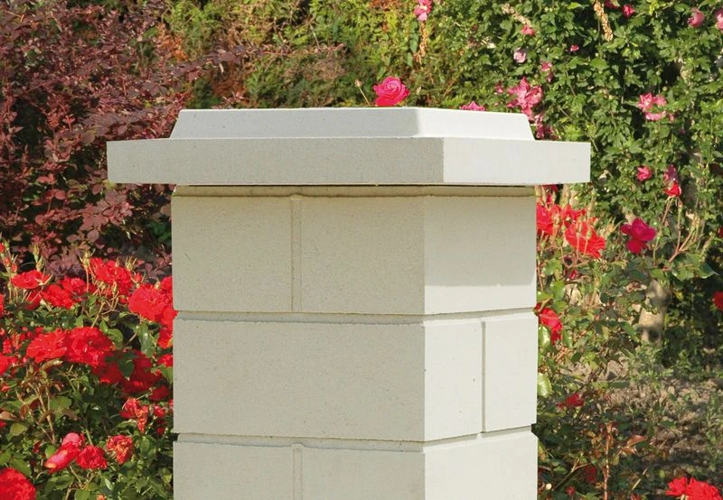 Chapeau De Pilier Double Couronnement 50 X 50 Blanc Casse 1 Chapeau De Pilier Double Couronnement 50 X 50 Blanc Casse