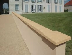 Chaperon De Mur Optipose 1 Pente 49 X 28 Ton Pierre