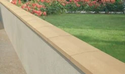 Chaperon De Mur Optipose 2 Pentes 49 X 23 Ton Pierre