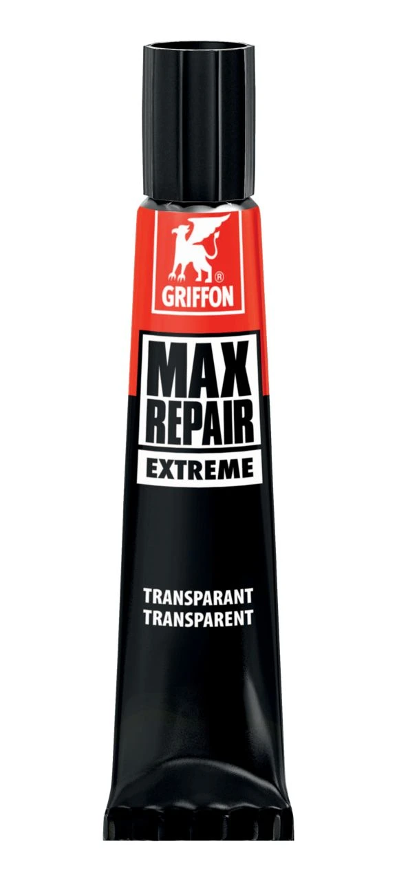 Colle De Reparation MAX REPAIR EXTREME Transparent - Tube De 20g 1 Colle De Reparation MAX REPAIR EXTREME Transparent - Tube De 20g