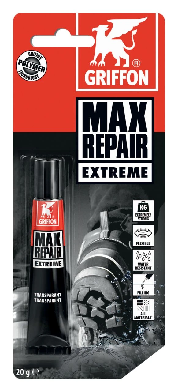 Colle De Reparation MAX REPAIR EXTREME Transparent - Tube De 20g 3 Colle De Reparation MAX REPAIR EXTREME Transparent - Tube De 20g – Image 3