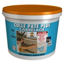 Adhesif Ameliore Hautes Performances COLLE PATE PLUS CARRELAGE 15 K