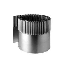 Zinc Malleable En Rouleau Plisse 20m